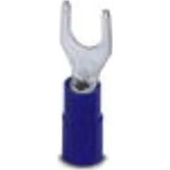 Kabelové oko Phoenix Contact 3240040 vidlicové kabelové oko 1.50 mm² 2.50 mm² Ø otvoru=5.30 mm částečná izolace modrá 50 ks