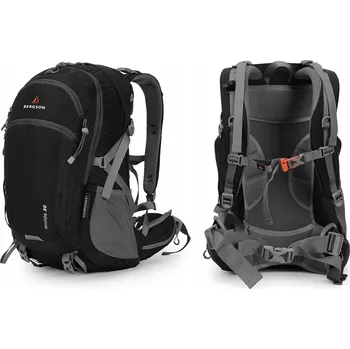 Městský batoh SPORTOVNÍ BATOH BERGSON MOLDE 30L DO POSILOVNY | LEHKÝ A PRODYŠNÝ | ČERNÝ