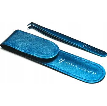 Péče o řasy a obočí Pinzeta Noble Lashes Swan safírová s pouzdro