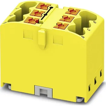 Rozvaděč Phoenix Contact 3273270 blok rozvaděče 15.6 mm pružinová svorka žlutá 10 ks