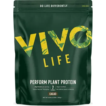 Vivo Life PERFORM Raw kakao - RAW VEGAN PROTEIN & BCAA (252g)