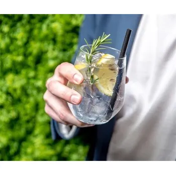 Bamboo REFORK - Brčko z přírodního materiálu 6x140, black, 200ks 600 00170