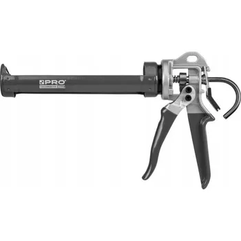 Vytlačovací pistole PRO PISTOLE NA HUSTÉ HMOTY VYTLAČOVACÍ PISTOLE NA TMELY SILIKONY BW-09 OCELOVÁ