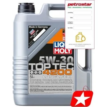 Motorový olej Motorový olej Liqui Moly 5 l 5W-30