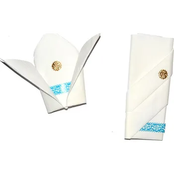 Papírový ubrousek Skládaný ubrousek - ubrousky na Křtiny, Svaté Přijímání svatební hostina