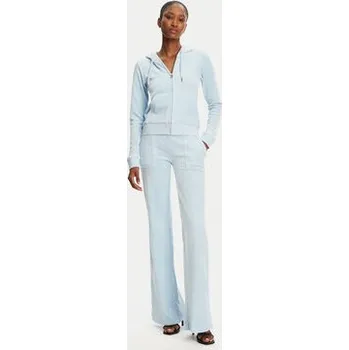 Dámská mikina Juicy Couture Mikina Robertson JCAP176 Světle modrá Slim Fit S