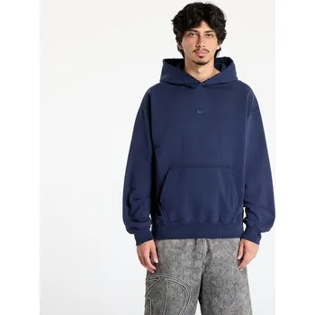 Pánská mikina Mikina Nike Solo Swoosh Men's French Terry Pullover Hoodie Obsidian/ Obsidian L