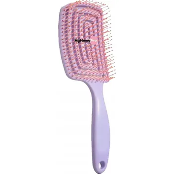 kartáč na vlasy Kartáč pro snadné rozčesávání vlasů Soft Brush Violet MyMomoPro