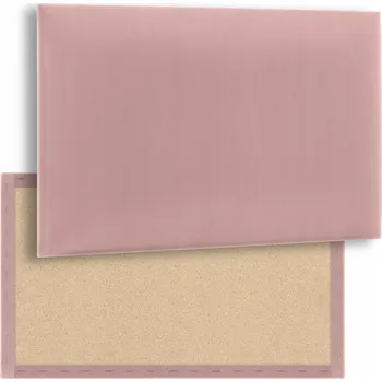 Obraz Čalouněné nástěnné panely 50x40 Velur Růžová Čelo Oeko-Tex