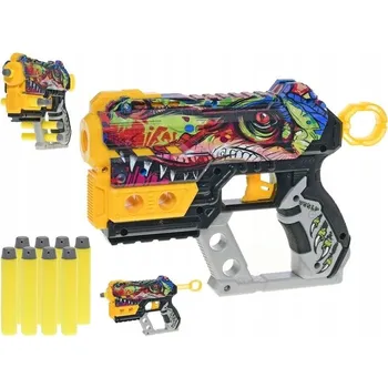 Dětská zbraň Pistole 22,5 cm na pěnové náboje 8 ks