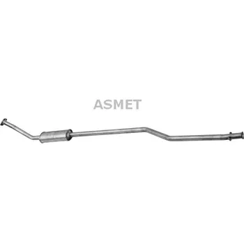 Výfukový systém Stredni tlumic vyfuku ASMET 09.046