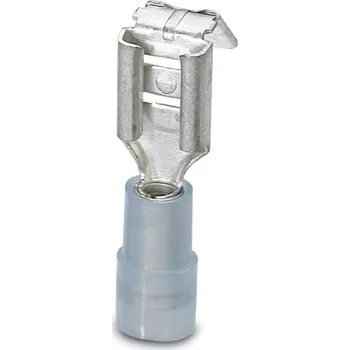 Elektrická zásuvka Phoenix Contact 3240530 faston zásuvka Šířka zástrčky: 6.3 mm Tloušťka konektoru: 0.8 mm 180 ° částečná izolace modrá 50