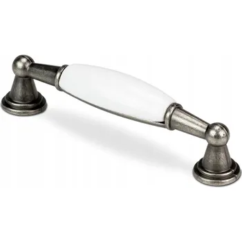 Nábytkové kování Nábytková úchytka klasická stříbrná matná 11,5 x 2,1 x 3,1 cm