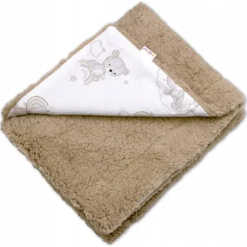 Dětská deka Dětská deka Baby Nellys 75 x 90 cm bílá