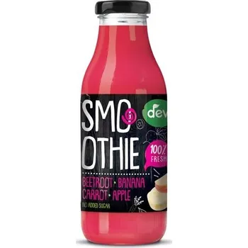Voda Smoothie DEVA - červená řepa ad., 0,3 l, 12 ks