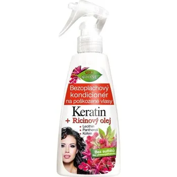 BIONE COSMETICS Bio Keratin + Ricinový olej Bezoplachový kondicionér 260 ml