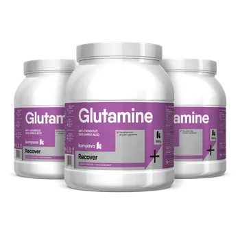 Aminokyselina 3-balení Glutamín 500 g/100 dávek