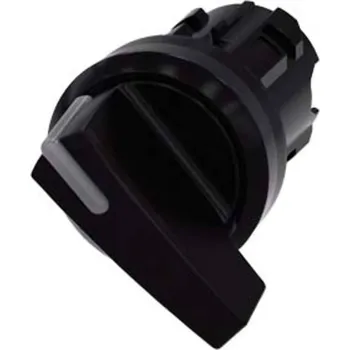 vypínač Siemens 3SU10022CF100AA0 3SU1002-2CF10-0AA0 kloubový spínač otočný přepínač černá 1 x 90 ° 1 ks