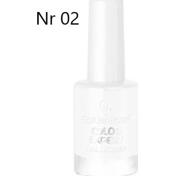 Lak na nehty Golden Rose LAK NA NEHTY COLOR EXPERT 02 bílá