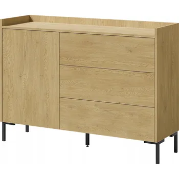 Komoda Komoda se zásuvkami Liam 1D3S 125 Dub Cremona