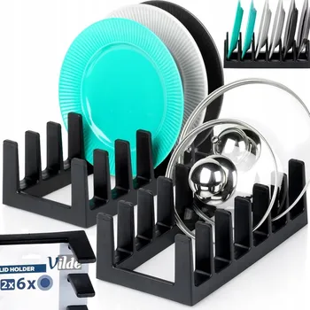 Obraz Organizér do šuplíku Vilde černý 28x15 cm 2 ks