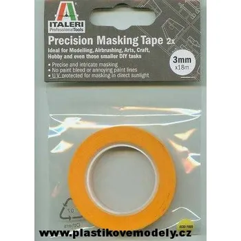 Lepicí páska Precision Masking Tapes 50826 - maskovací páska 3 mm - 2 ks