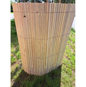 Plot Dřevěná rohož- PLNÁ 40 cm Rozměr: 40 x 100 cm přírodní