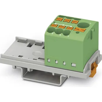 Rozvaděč Phoenix Contact 3273074 blok rozvaděče 28.6 mm pružinová svorka zelená 10 ks