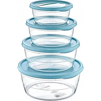 Dóza na potraviny Sada dóz Hobby life Trend Box 02 1021 modré, 4 ks