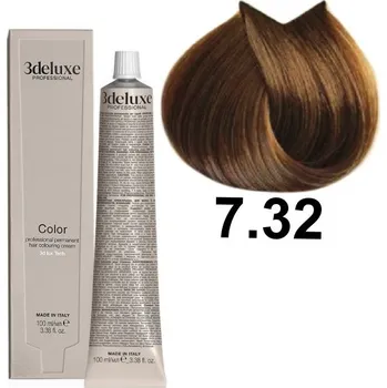 Barva na vlasy Barvy na vlasy 3Deluxe blond odstíny - Středně Plavá Zlatá Irisé