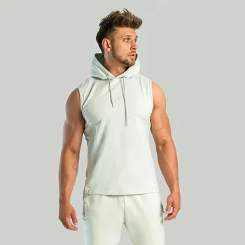 Pánské tílko STRIX Tílko Essential Hoodie Tank Moon Grey L