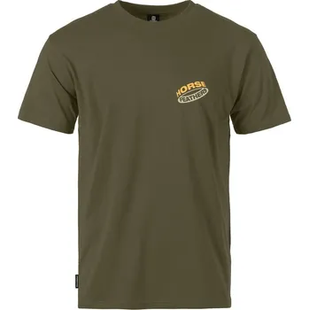Pánské oblečení Pánské triko Horsefeathers ORBIT T-SHIRT (burnt olive) M