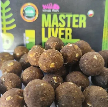 Boilies Skull fish boilies READY PREMIUM - MASTER LIVER Velikost: 300g / 20mm