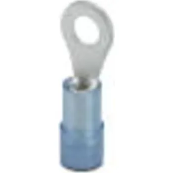 Kabelové oko Phoenix Contact 3241207 kulaté kabelové oko Průřez (max.)=2.50 mm² Ø otvoru=4.30 mm částečná izolace modrá 100 ks