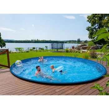 Bazén Azuro Ibiza 400 - PVC hnědá - hloubka 1,20 m