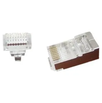 Gembird Univerzální průchozí modulární FTP zástrčka 8P8C, 100 ks LC-PTF-01/100