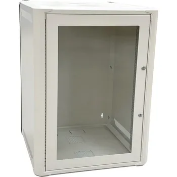 Rozvaděč Rozvaděč Conexpro 19" 15U/600mm, FLAT PACK, jednodílný skleněné dveře RCFP-15U-6G-G