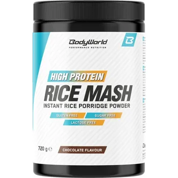 Fitness strava BodyWorld High Protein Rice Mash 720 g, čokoláda