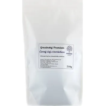 Čaj Manna Gruzínský černý čaj Premium s borůvkou sypaný 210 g