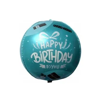 Balónek Fóliový balónek 4D Všechno nejlepší k narozeninám (45 cm)