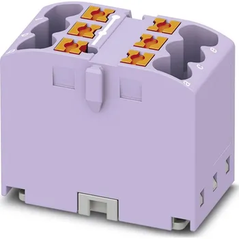 Rozvaděč Phoenix Contact 3273280 blok rozvaděče 15.6 mm pružinová svorka fialová 10 ks