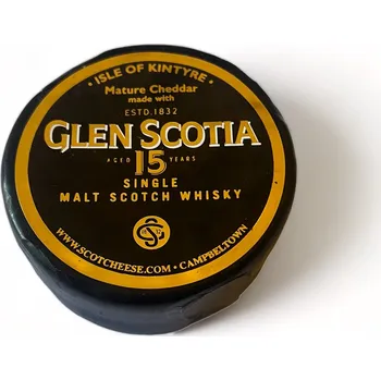 Isle of Kintyre Glen Scotia Baby Cheddar s příchutí single malt whisky 200g