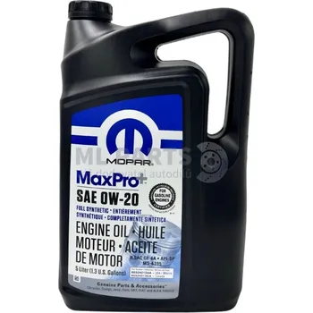 Motorový olej Mopar MaxPro 0W-20 GF-6A 5L