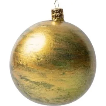 Vánoční ozdoba Koulier Vánoční ozdoba Secese platinová zelená, 1 ks