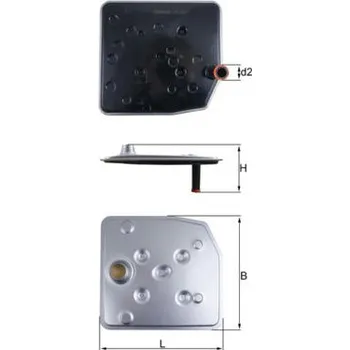 Hydraulický filtr Hydraulický filtr, automatická převodovka KNECHT HX 263