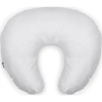 Flumi Kojící polštář ve tvaru rohlíku, světle šedý