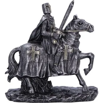 Figurka Rytíř, templář, figurka, jezdec na koni