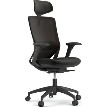 Mercury Kancelářská židle SWIFT černá látka, ergonomická, 8-12 hodin denně