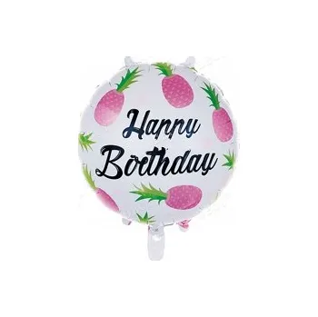 Balónek Fóliový balónek Happy Birthday 18" (45 cm)