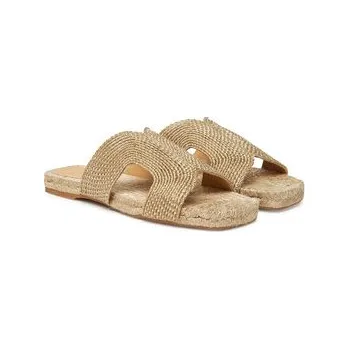 Dámské baleríny Espadrilky Castañer Puri/256 025709 Zlatá 39
